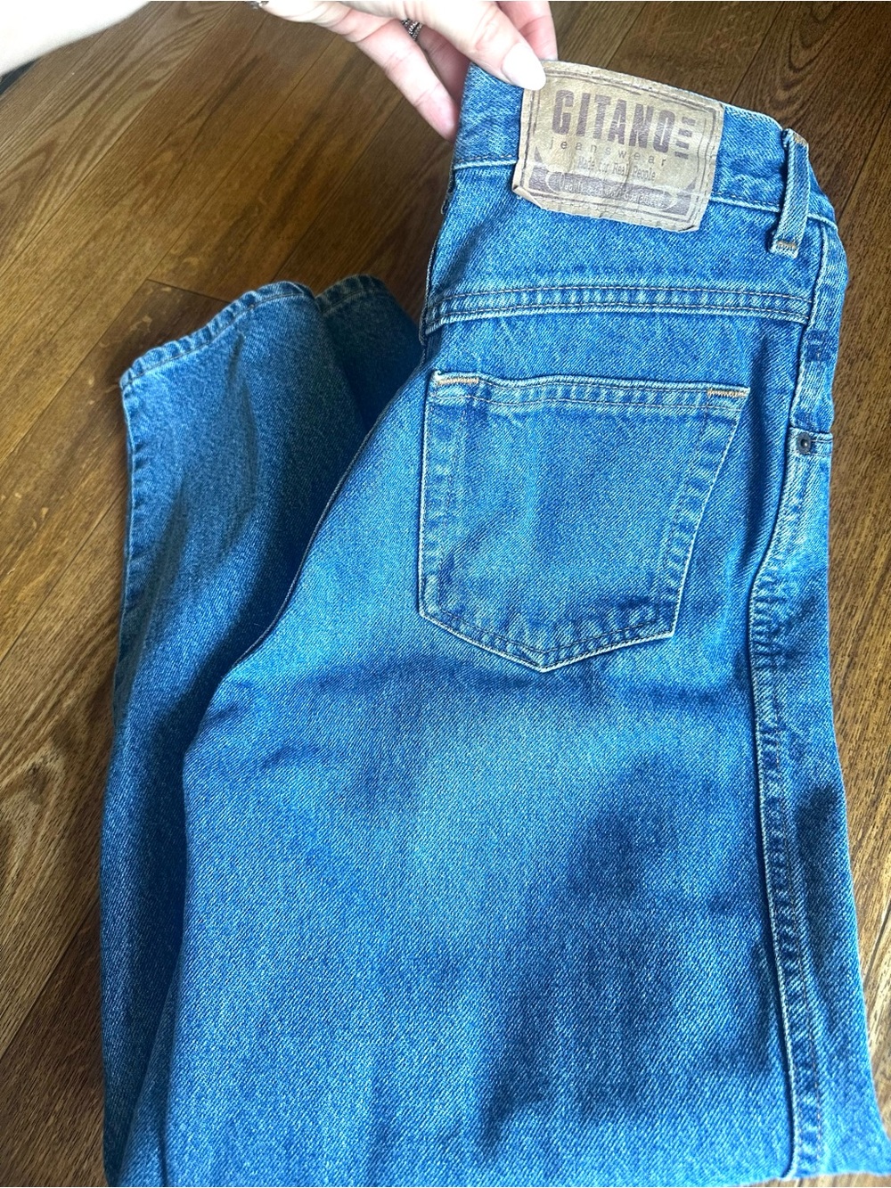 high waisted Gitano vintage mom jeans 100% cotton